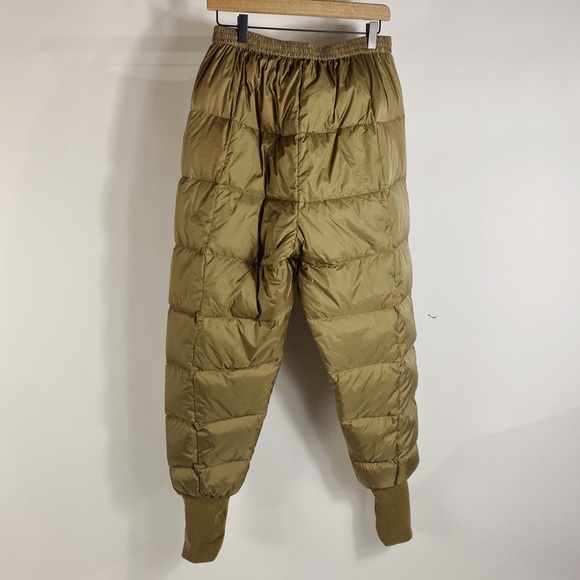 CABELA’S Vintage Duck Down Insulated Zip Fly Quilted Hunting Pants Base Layer L - Picture 4 of 9